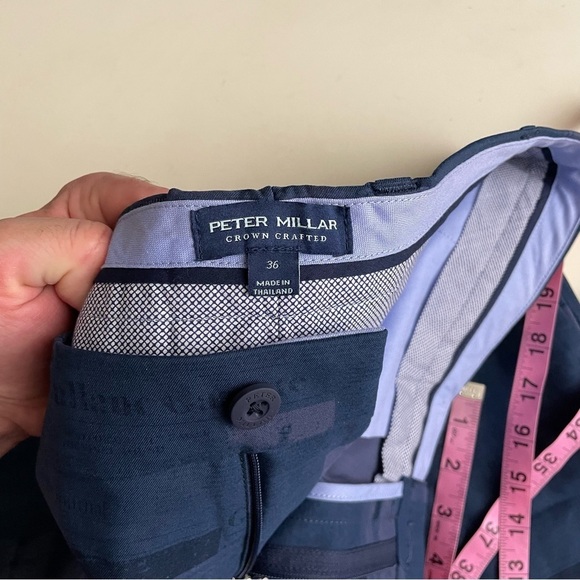 Peter Millar Men’s Surge Performance Novelty Print Golf Shorts Navy Size 36 - Picture 6 of 9